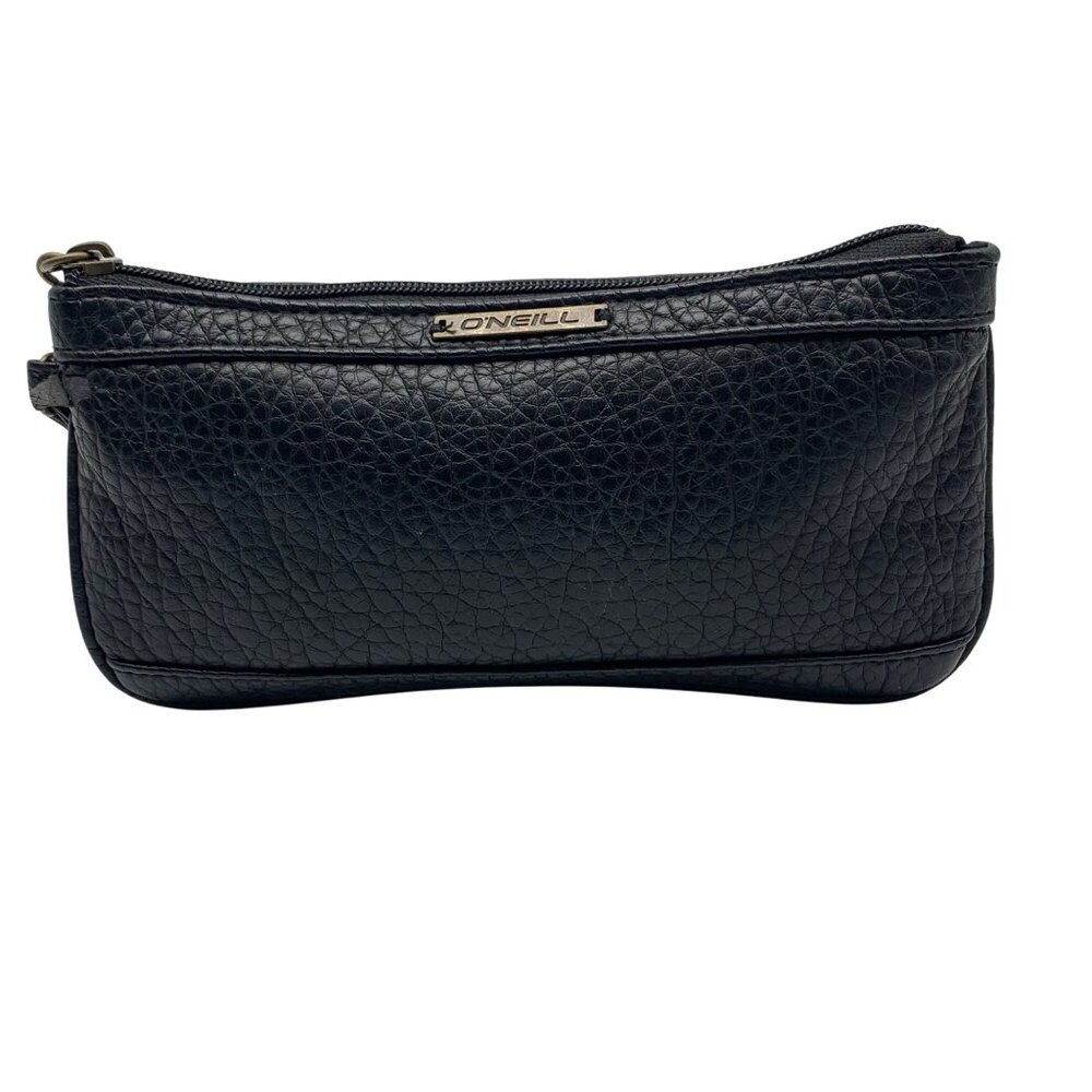 O'neill Black Faux Leather Convertible Wristlet
